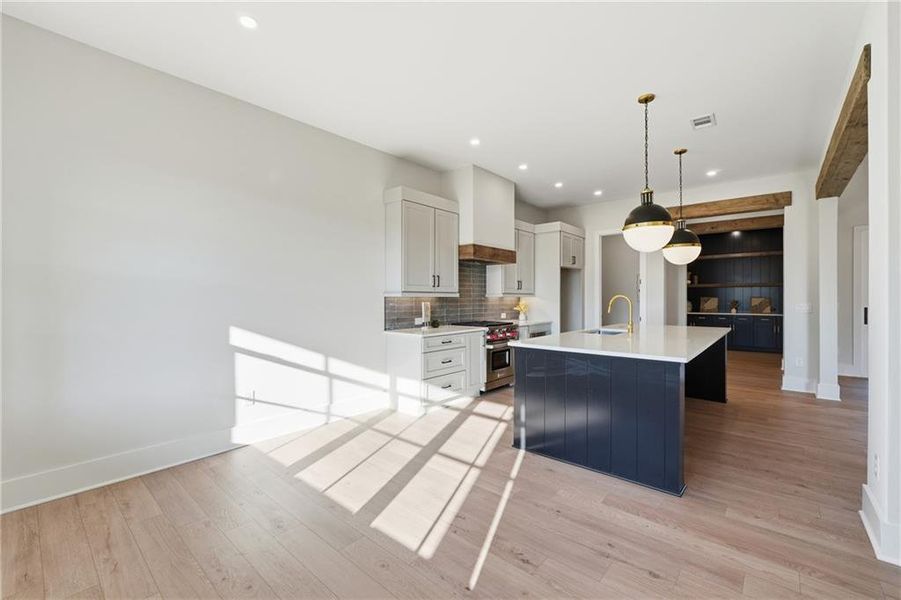Furnished interior view inside a new home in , Rydal (Image 22).