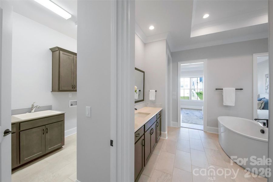 Primary Bath to Laundry