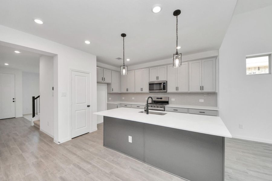 Furnished interior view inside a new home in , Katy (Image 11).
