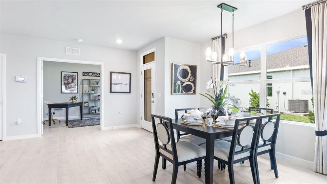Furnished interior view inside a new home in Halifax Plantation Villas, Ormond Beach (Image 14).