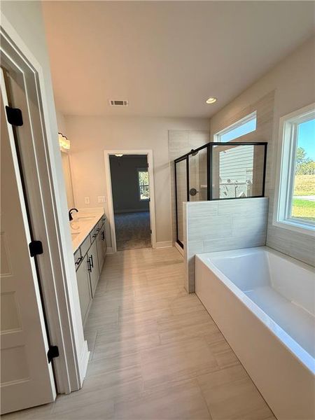 Furnished interior view inside a new home in Fowler Farms, Auburn (Image 9).