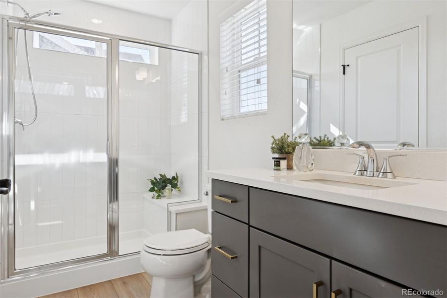 Upper Level: Primary Bathroom Upper Level: Primary Bathroom