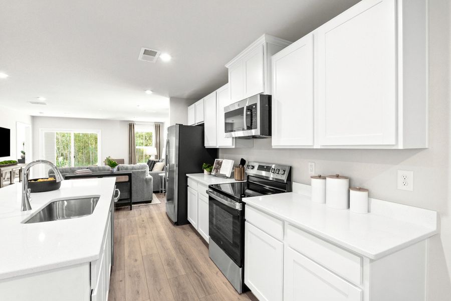 Furnished interior view inside a new home in Somerset, Santee (Image 5).