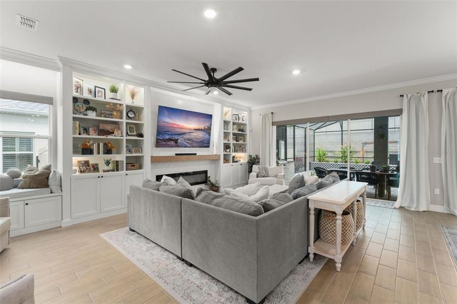 Furnished interior view inside a new home in , Winter Garden (Image 54). Furnished interior view inside a new home in , Winter Garden (Image 54).