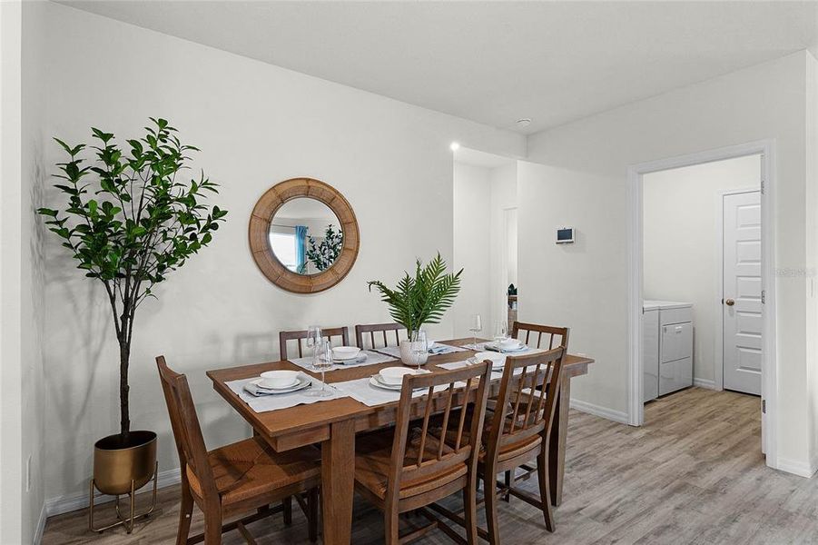 Furnished interior view inside a new home in Wind Meadows South, Bartow (Image 17).