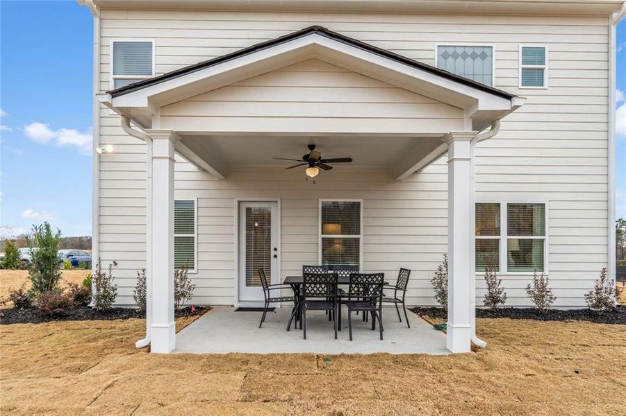 Exterior details and patio area of a home in Laurel Creek, Calhoun (Image 3). Exterior details and patio area of a home in Laurel Creek, Calhoun (Image 3).