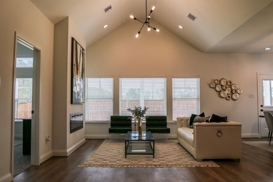 Furnished interior view inside a new home in Dayton Colbert, Dayton (Image 11). Furnished interior view inside a new home in Dayton Colbert, Dayton (Image 11).