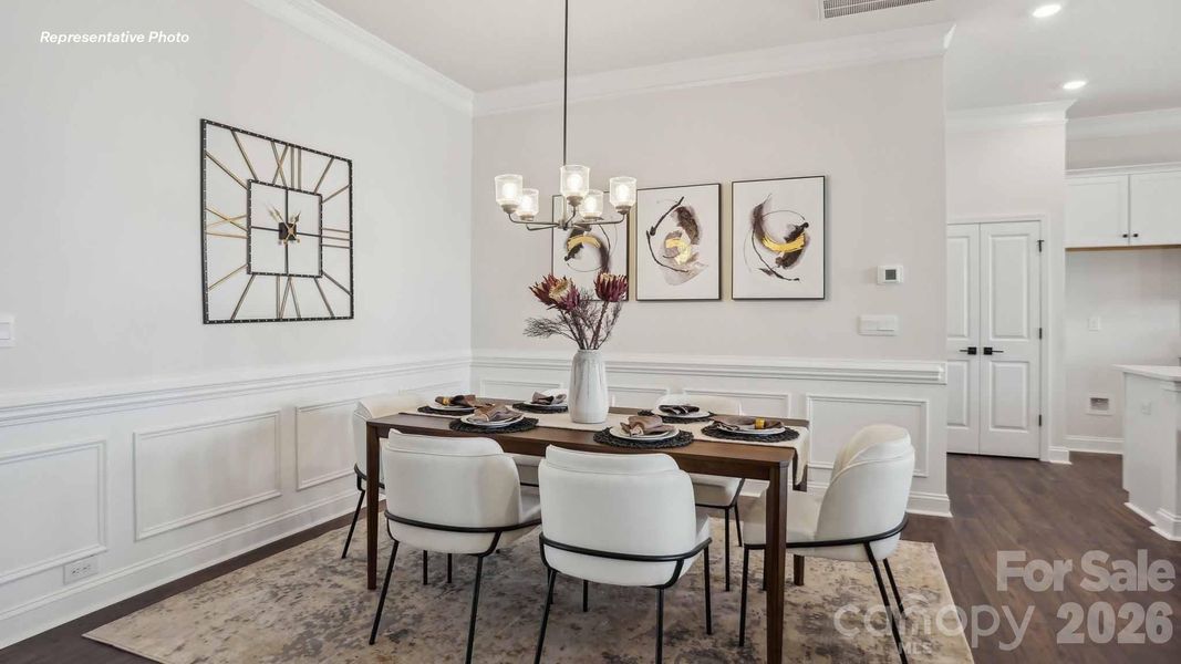 Furnished interior view inside a new home in Laurelbrook, Sherrills Ford (Image 9). Furnished interior view inside a new home in Laurelbrook, Sherrills Ford (Image 9).