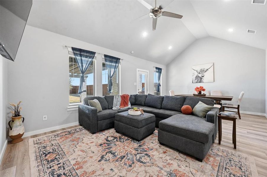 Furnished interior view inside a new home in Ventana, Fort Worth (Image 15). Furnished interior view inside a new home in Ventana, Fort Worth (Image 15).