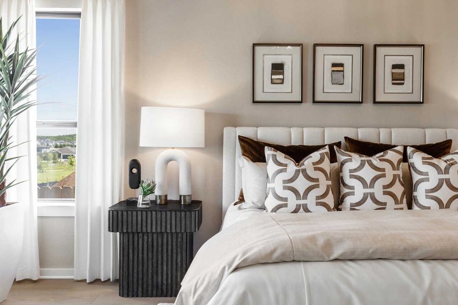 Representative Primary Bedroom - some options shown