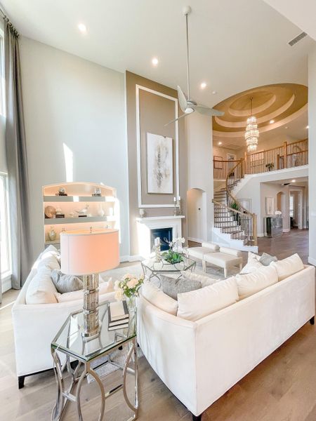 Furnished interior view inside a new home in Bridgeland, Cypress (Image 19).