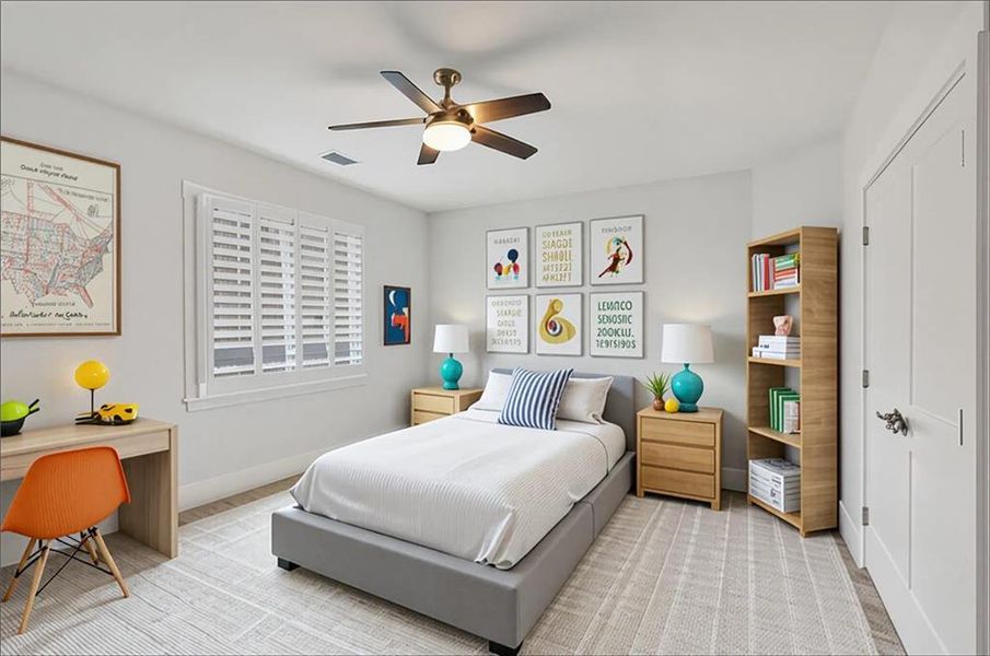 Furnished interior view inside a new home in , Alpharetta (Image 47).