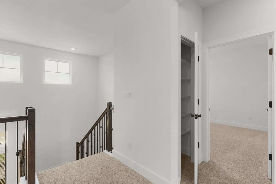 Representative unfurnished interior of a home built from the Hudson by Chesmar Homes in Newhaven, Manor (Image 31). Representative unfurnished interior of a home built from the Hudson by Chesmar Homes in Newhaven, Manor (Image 31).