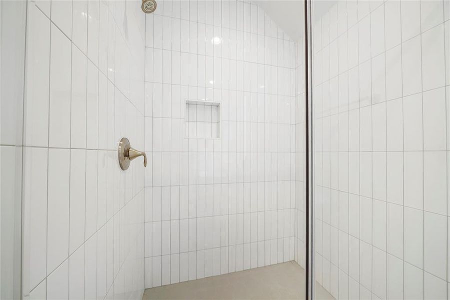 Another view of the Primary Bath Walk In Shower!  (Sample photos of a completed Chesapeake floor plan. The image may feature alternative selections and/or upgrades.