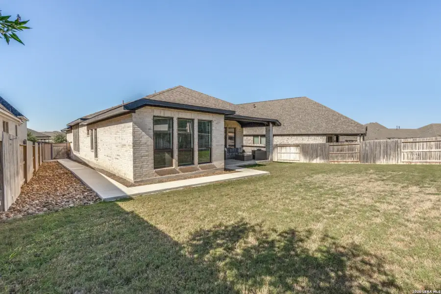 Exterior details and patio area of a home in Veramendi, New Braunfels (Image 22).