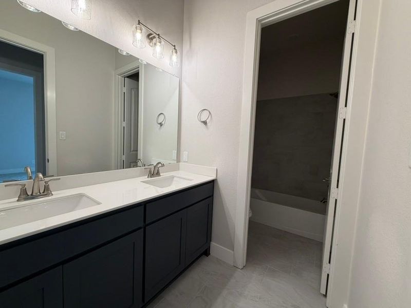 Furnished interior view inside a new home in Rocky Top, Krum (Image 6). Furnished interior view inside a new home in Rocky Top, Krum (Image 6).
