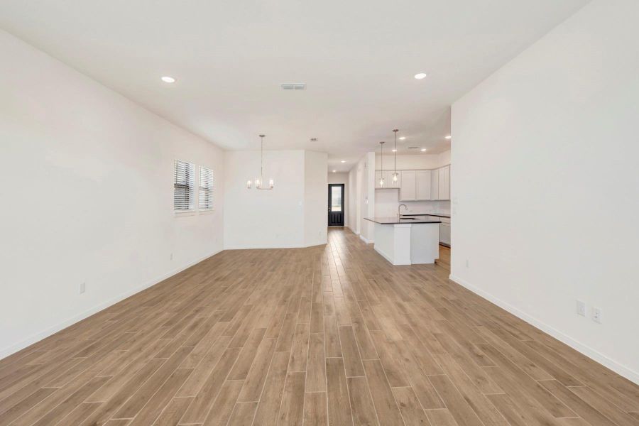 Spacious, unfurnished interior of a new home in Austin Point, Richmond (Image 27).