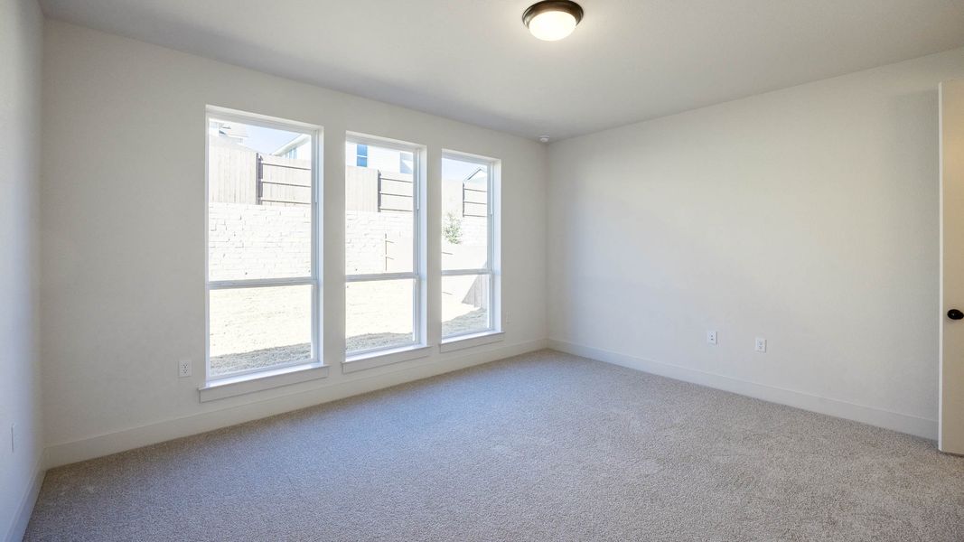 Spacious, unfurnished interior of a new home in Easton Park, Austin (Image 6). Spacious, unfurnished interior of a new home in Easton Park, Austin (Image 6).