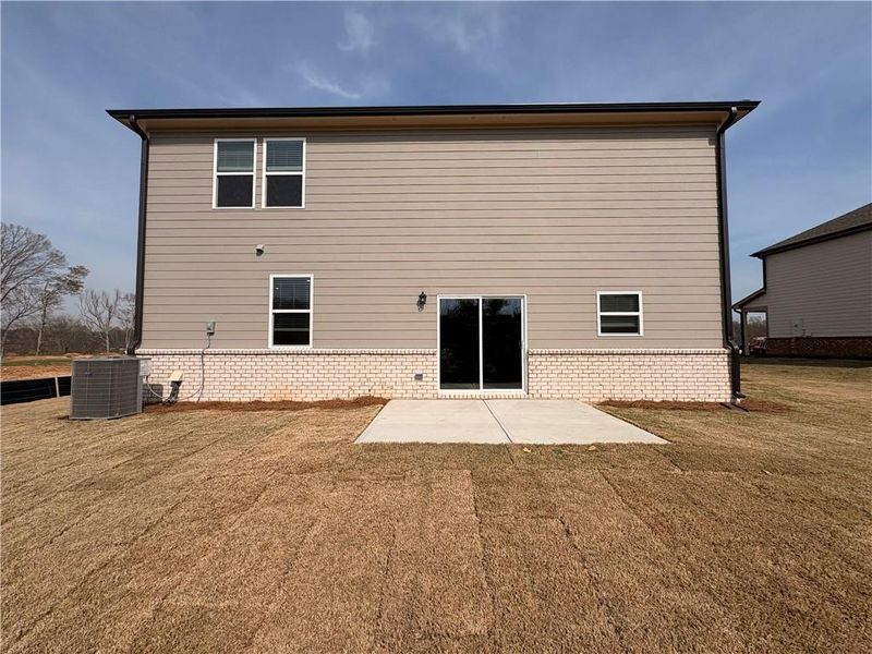 Exterior details and patio area of a home in Apalachee Hills, Bethlehem (Image 2).