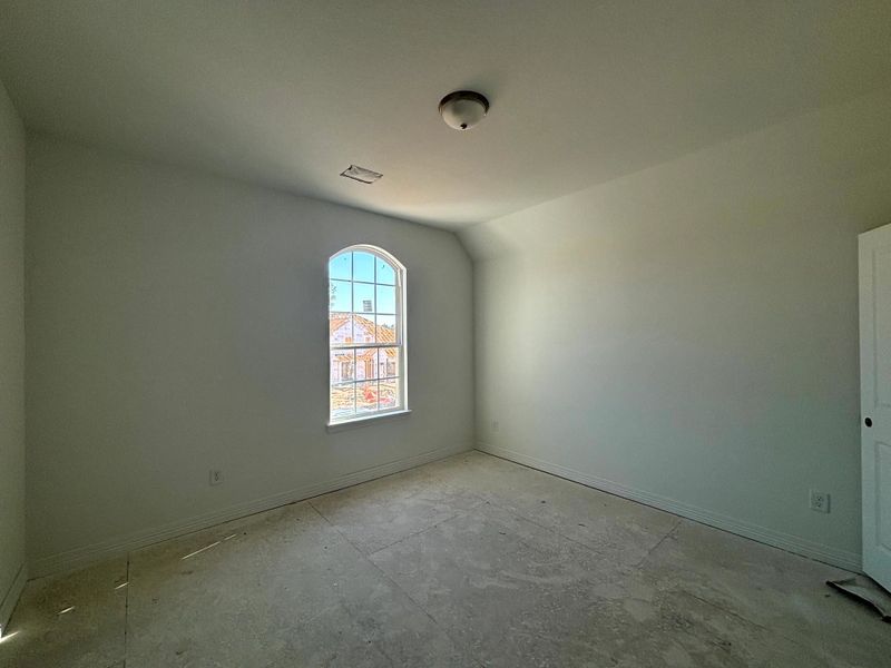 Construction progress - second bedroom Construction progress - second bedroom