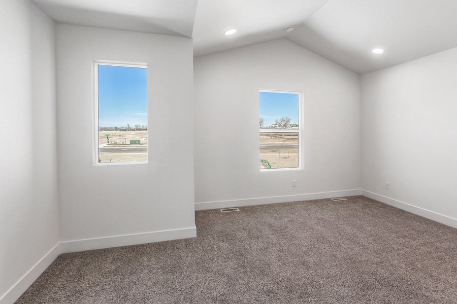Spacious, unfurnished interior of a new home in Prairie Song, Windsor (Image 23). Spacious, unfurnished interior of a new home in Prairie Song, Windsor (Image 23).