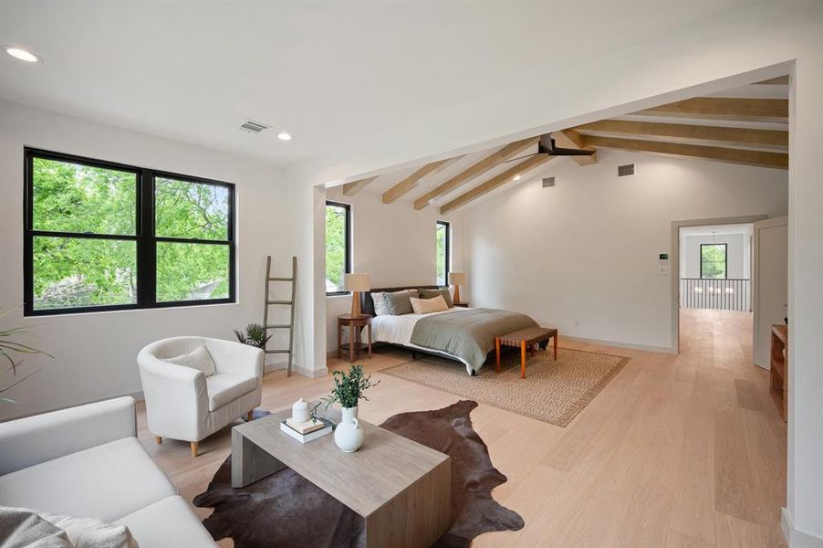 Furnished interior view inside a new home in , Dallas (Image 5).