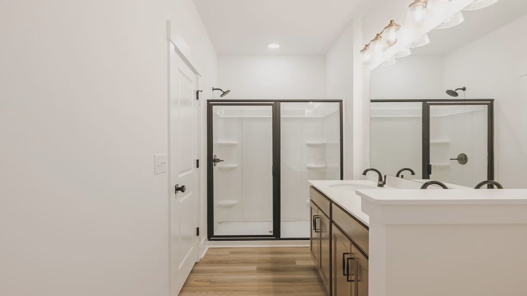 Furnished interior view inside a new home in Creekside at Andrews, Summerville (Image 16).