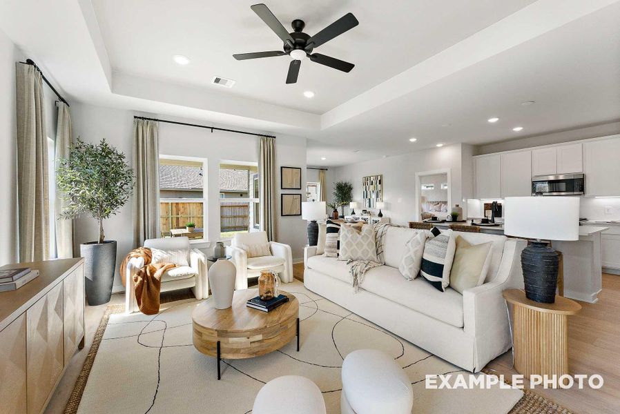 Furnished interior view inside a new home in Sundance Cove, Crosby (Image 10).