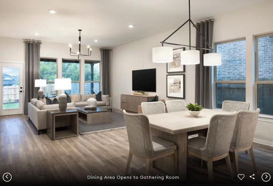 Furnished interior view inside a new home in Saddleback at Santa Rita Ranch, Liberty Hill (Image 6).