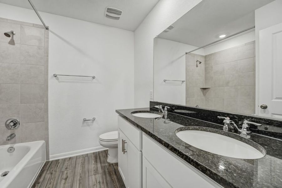 Furnished interior view inside a new home in Longview, Del Valle (Image 8).