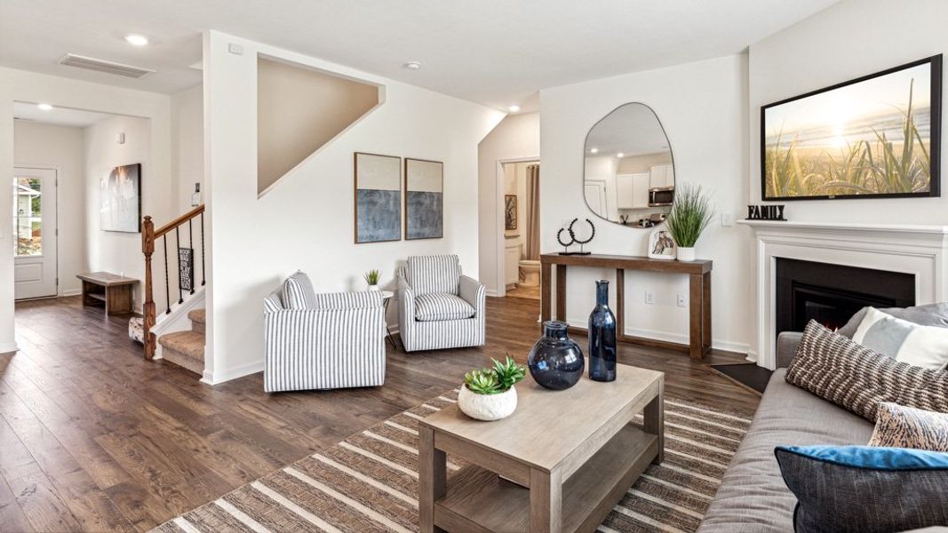 Furnished interior view inside a new home in Millstone Village, Morristown (Image 8).