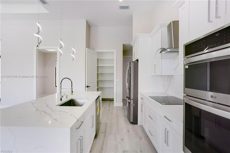 Furnished interior view inside a new home in , Cape Coral (Image 6). Furnished interior view inside a new home in , Cape Coral (Image 6).