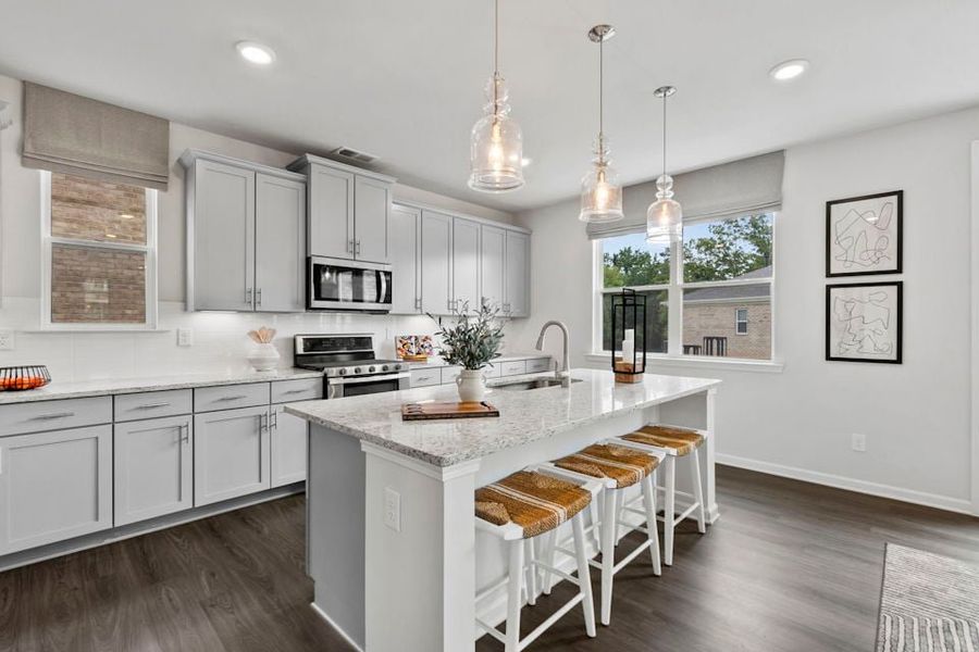 Furnished interior in a model home at Wynswept in Maiden (Image 13). Furnished interior in a model home at Wynswept in Maiden (Image 13).