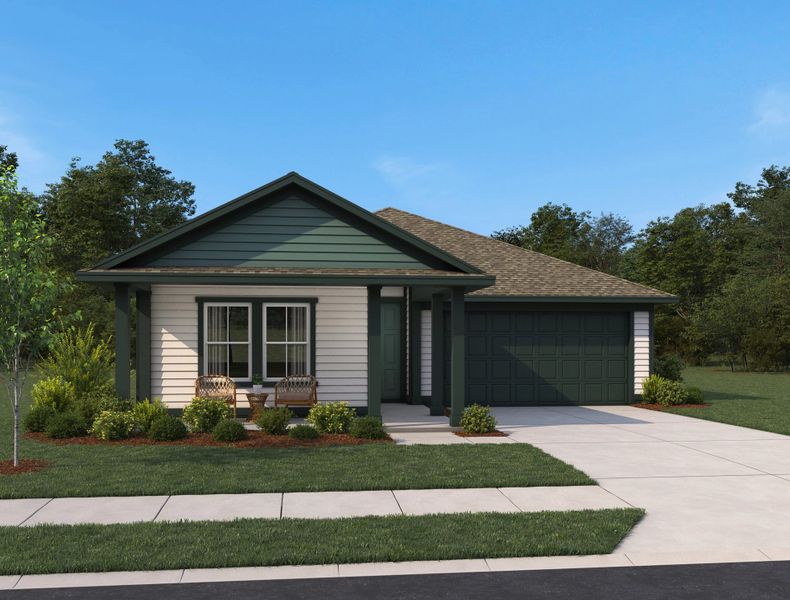 Representative exterior photo of a completed home built from the Plant II by Ashton Woods in Weslyn Park, St. Cloud, FL (Image 19).