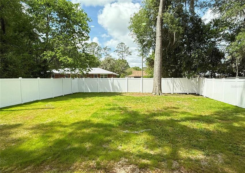 Exterior details and patio area of a home in , Williston (Image 17). Exterior details and patio area of a home in , Williston (Image 17).