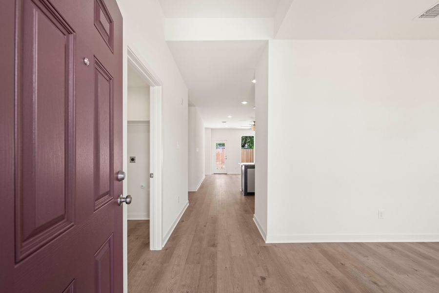 Spacious, unfurnished interior of a new home in Adaline Crossing, McGregor (Image 8). Spacious, unfurnished interior of a new home in Adaline Crossing, McGregor (Image 8).