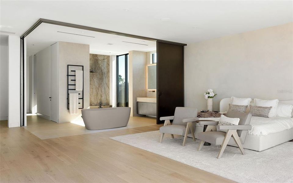 Furnished interior view inside a new home in , Sarasota (Image 45). Furnished interior view inside a new home in , Sarasota (Image 45).