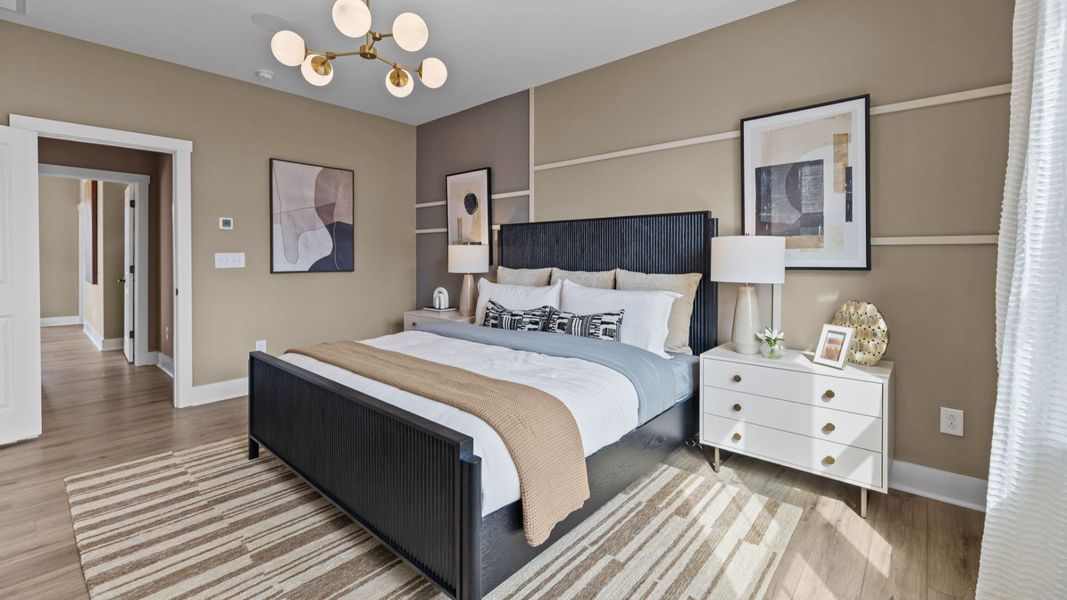 The Landon Plan at River District by DRB Homes in Charlotte, NC-  Primary Bedroom