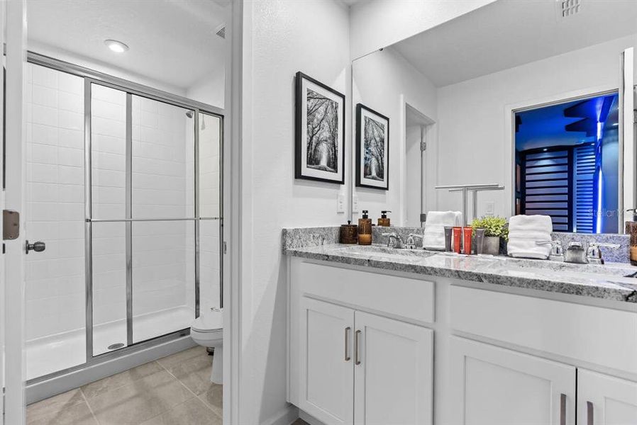 Furnished interior view inside a new home in , Davenport (Image 18).