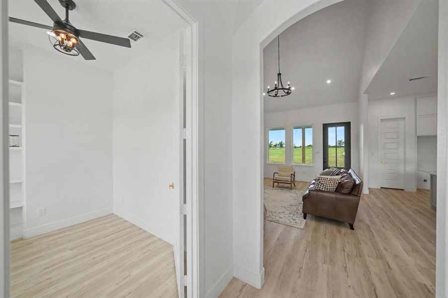 Furnished interior view inside a new home in , Celeste (Image 5).