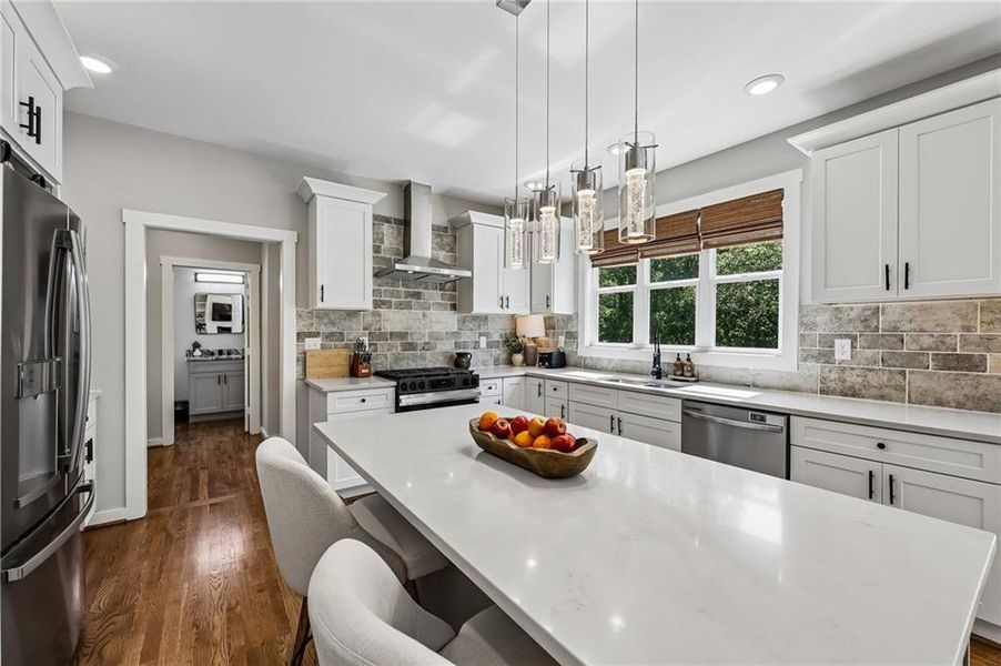 Furnished interior view inside a new home in , Flowery Branch (Image 12).