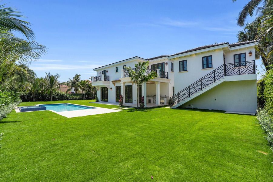 Front exterior of a new home in , West Palm Beach, FL, highlighting curb appeal (Image 23). Front exterior of a new home in , West Palm Beach, FL, highlighting curb appeal (Image 23).