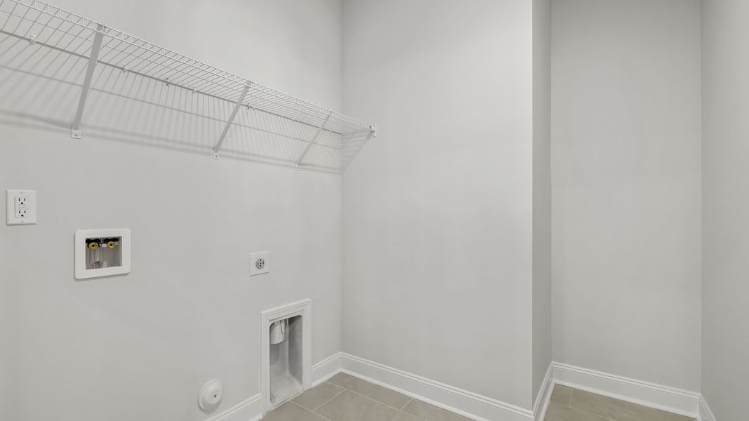 Spacious, unfurnished interior of a new home in The Villas at Kinsley, Jamestown (Image 13).