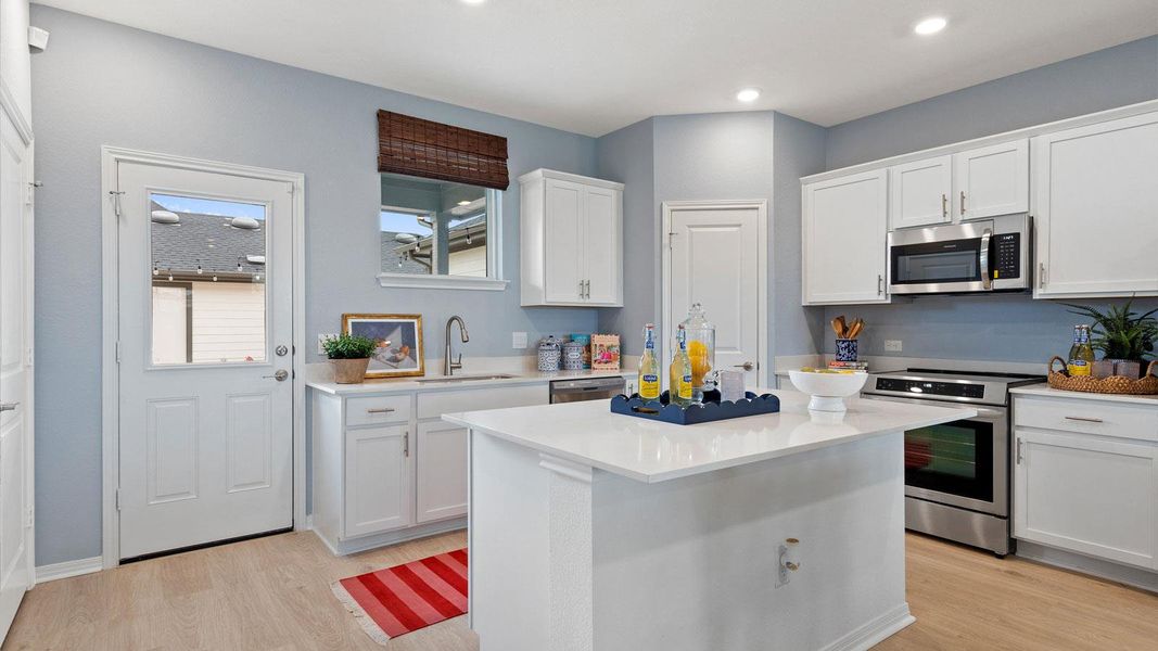Furnished interior view inside a new home in Avery Centre, Round Rock (Image 14).