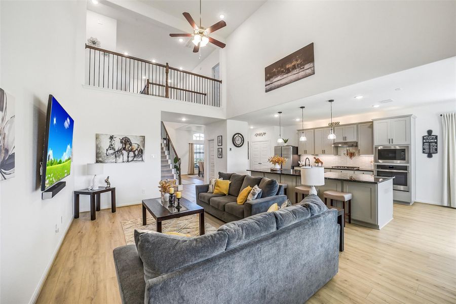 Furnished interior view inside a new home in Stone Creek Ranch, Hockley (Image 23).