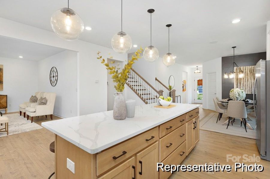 Furnished interior view inside a new home in Mooreland Oaks, Mount Holly (Image 8).