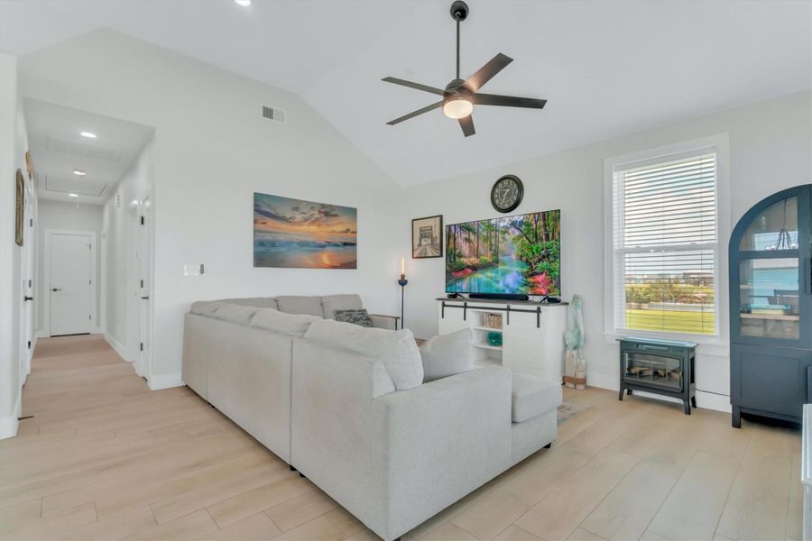 Furnished interior view inside a new home in , Galveston (Image 7). Furnished interior view inside a new home in , Galveston (Image 7).