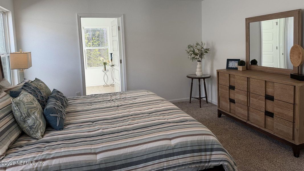 Furnished interior view inside a new home in Copes Landing, Jacksonville (Image 10).