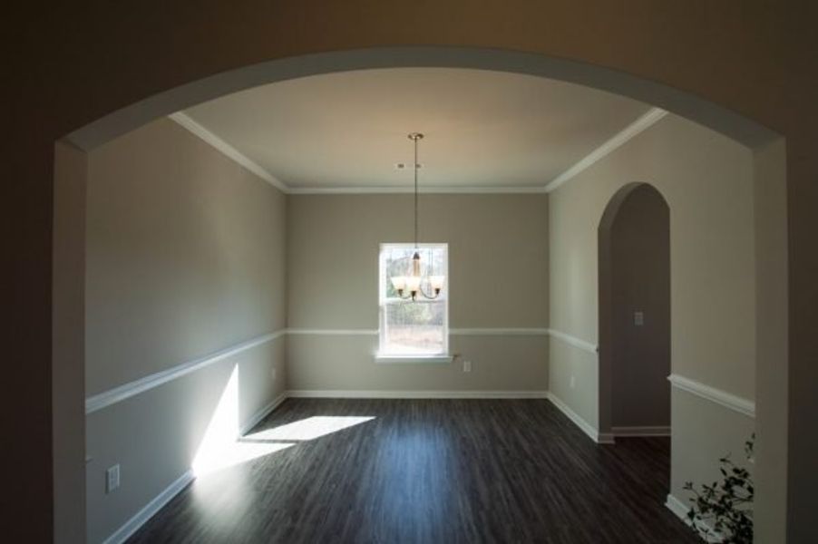 Representative unfurnished interior of a home built from the Brentwood by Piedmont Residential in Hampton Ridge, Jefferson (Image 18).