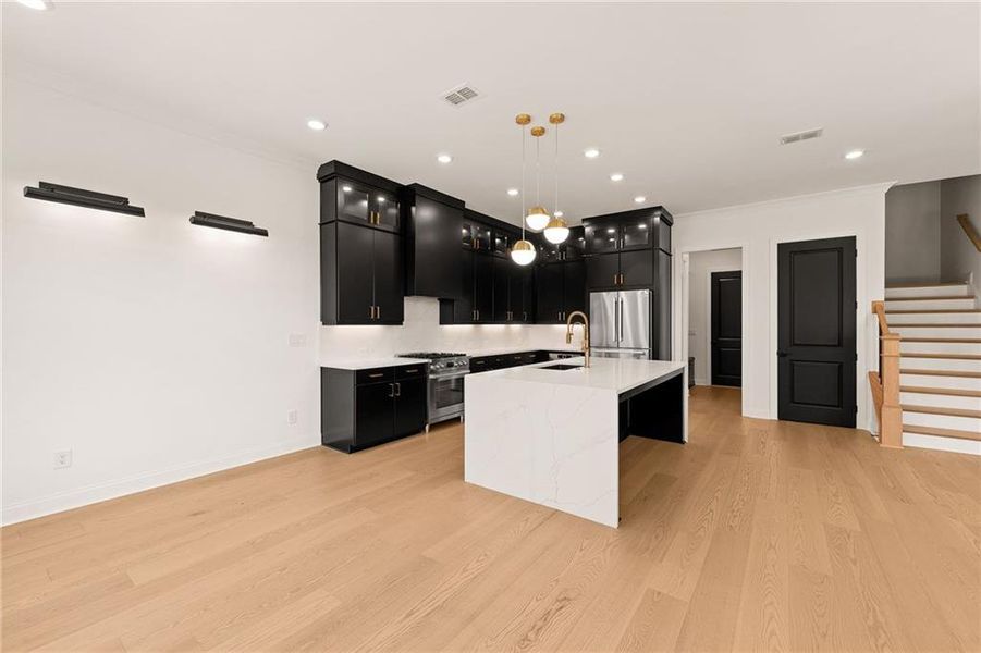 Furnished interior view inside a new home in , Cumming (Image 7).